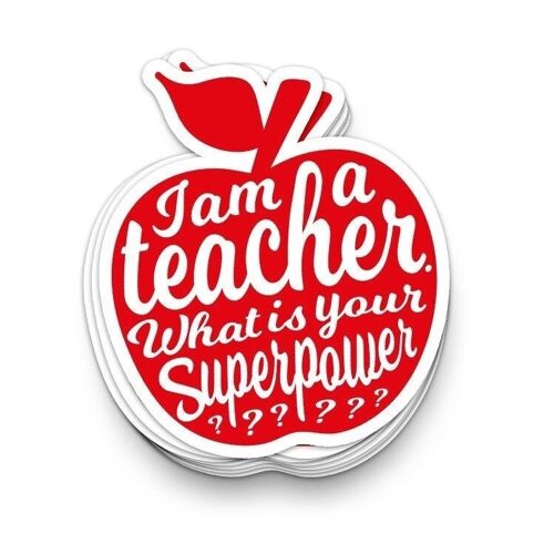 Sticker I am a teacher