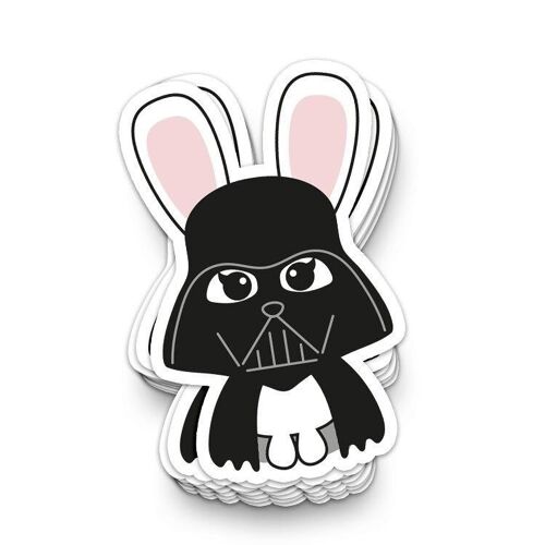 Sticker Darth Vader bunny Star Wars