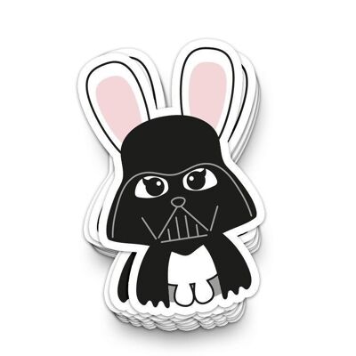 Autocollant Dark Vador lapin Star Wars