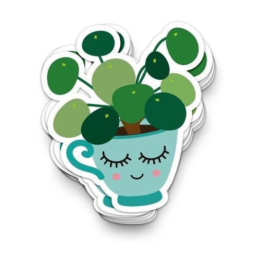 Sticker Pilea plant