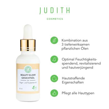 Judith Cosmetics Elixir de Beauté Huile Visage - 30 ml 6