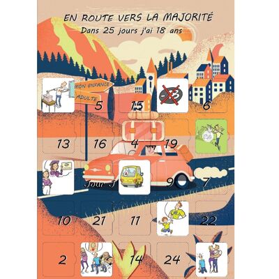 Calendrier de l'avant 18 ans