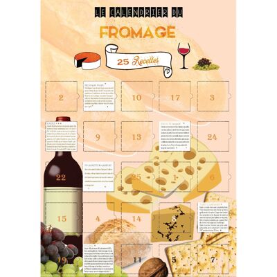 Calendar before or after 25 cheese recipes