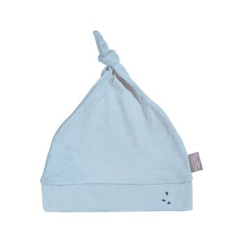 CHAPEAU DE NOUVEAU-NÉ Jersey Bambou 2 pcs. Ensemble - BLEU CLAIR