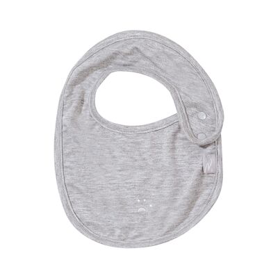 Jersey Bamboo BIBS 2 pcs. Set - GREY