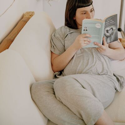 Jersey Bamboo LONG PIJAMA - GRAY