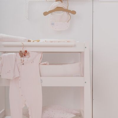 Changing table with handle and sponge pillow - PINK