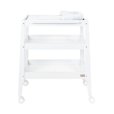 Changing table with handle and sponge pillow - WHITE