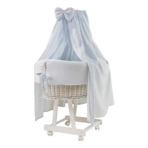 Complete MISS CRADLE with reducer - POWDER  LIGHT BLUE