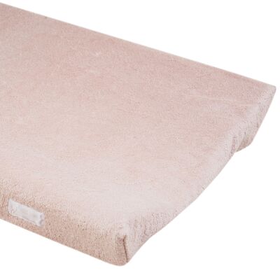 Bamboo sponge cover for PVC changin pad - TALC PINK