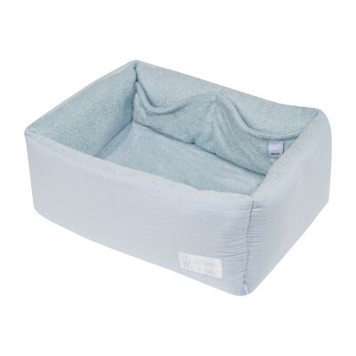 Bamboo sponge soft small basket - LIGHT BLUE POWDER