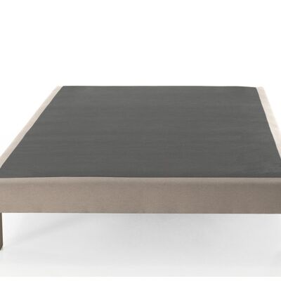 Decorative linen bed base 2x80x200 (160)