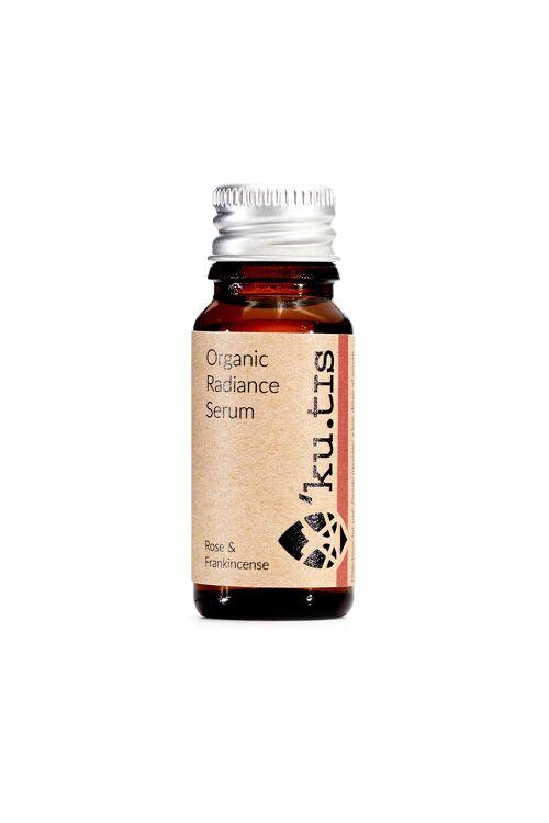 Organic Serums - 10ml - Radiance Serum: Rose with Frankincense & Geranium / RAD10