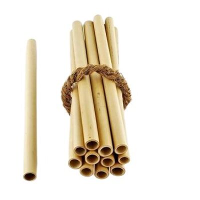 Paja de bambú