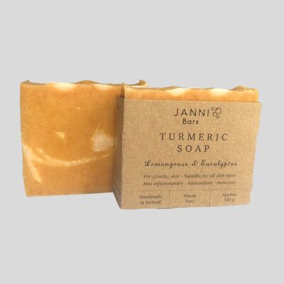 Barre de savon au curcuma