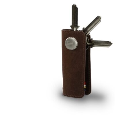 Lusso Key Holder - Brushed Brown