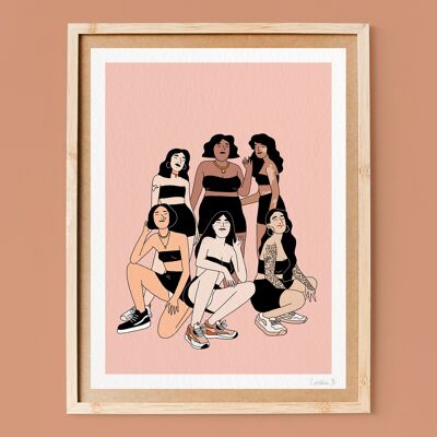 Women . affiche 30x40cm