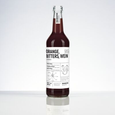 ORANGE, BITTERS, WEIN 969 – Aperitif-Likör 19,4 % vol