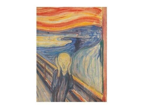 Softcover art sketchbook, Munch, The scream