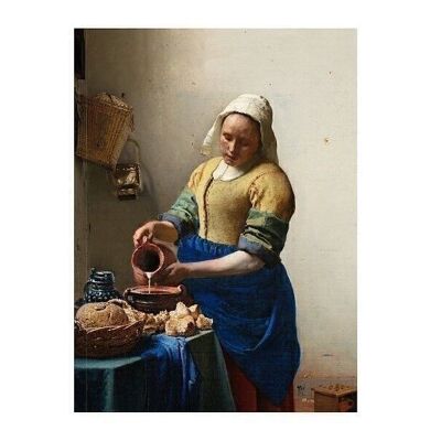 Cuaderno de bocetos de arte de tapa blanda, Vermeer, Lechera
