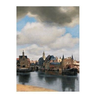 Softcover art sketchbook, View on Delft, Vermeer