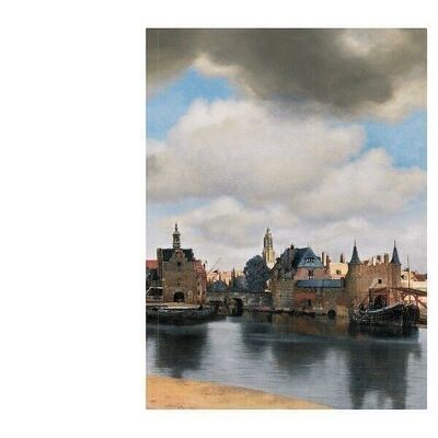 Softcover art sketchbook, View on Delft, Vermeer