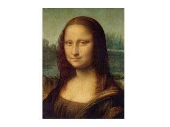 Carnet de croquis d'art à couverture souple, Mona Lisa, Léonard de Vinci 1