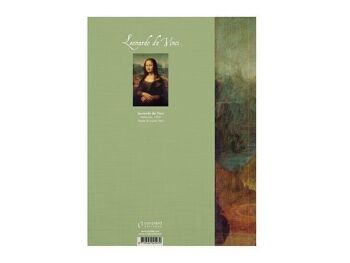 Carnet de croquis d'art à couverture souple, Mona Lisa, Léonard de Vinci 2