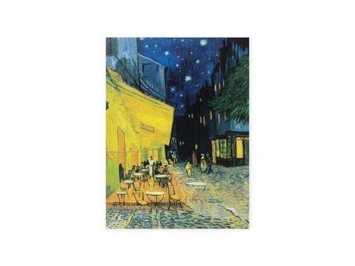Softcover art sketchbook, Terrace of a café at night, Vincent van Gogh