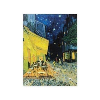 Cuaderno de bocetos de tapa blanda, Terraza de un café de noche, Vincent van Gogh