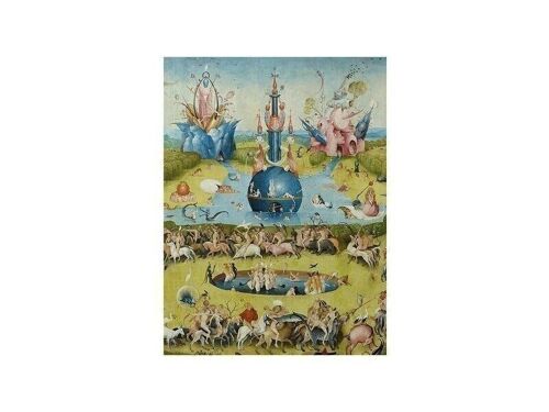 Softcover art sketchbook, Jheronimus Bosch, Garden of Earthly Delights