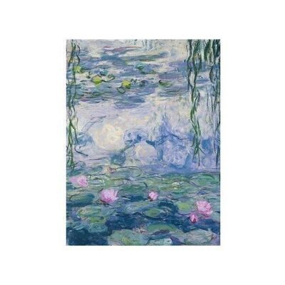 Carnet de croquis d'art à couverture souple, Monet, Nymphéas