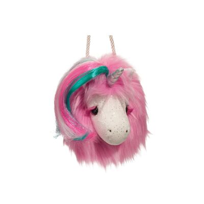 SAC À BANDOULIÈRE Licorne Rose, 14 cm de large