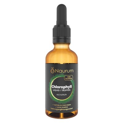 Chlorophyll Liquid Drops - Natural liquid chlorophyll from alfalfa