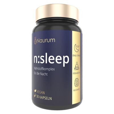 n:sleep - la formule de sommeil innovante - complexe de nutriments pour la nuit