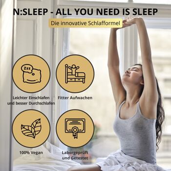 n:sleep - la formule de sommeil innovante - complexe de nutriments pour la nuit 3