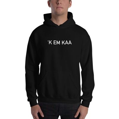 Sudadera con capucha K EM KAA - Negro