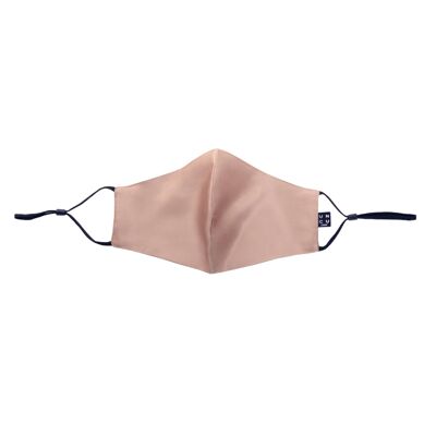 100% mulberry silk face mask - rose gold