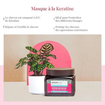 Masque réparateur et nutritif - Kératine 3