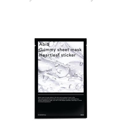 Abib Gummy SHeet Mask Heartleaf Sticker