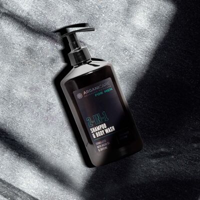 2-in-1 shampoo + energizing shower gel