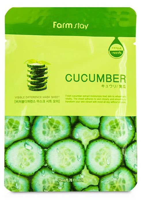 Farmstay Visible Difference Mask Sheet-Cucumber