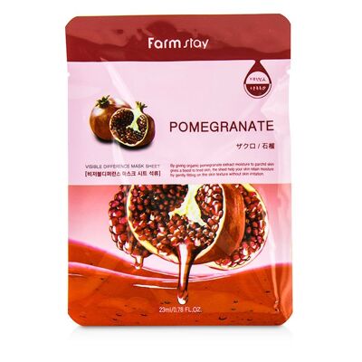 Farmstay Visible Difference Mask Sheet-Pomegranate