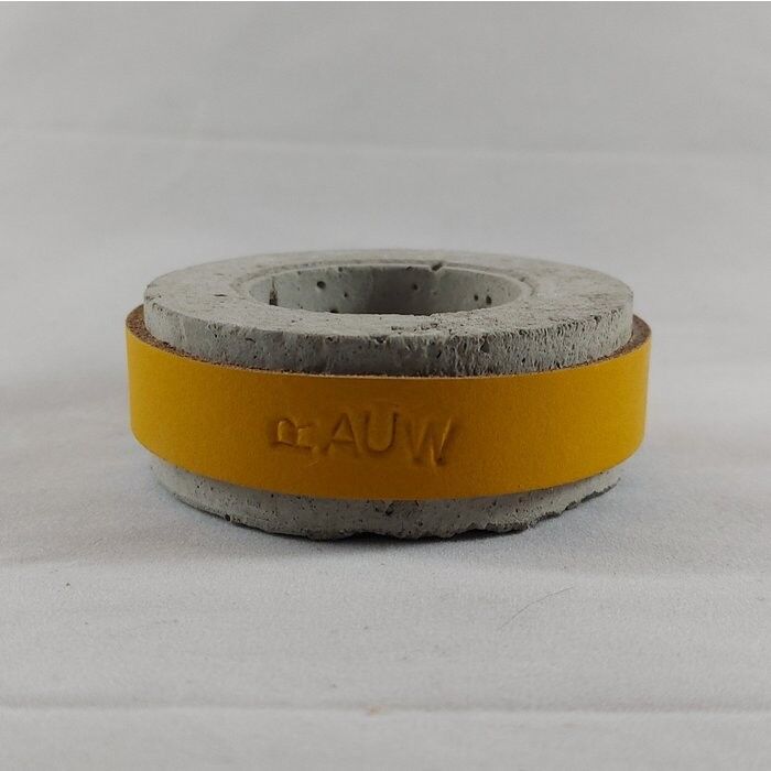 Raw Concrete Design Waxine/Candelitas Industriales - Amarillo