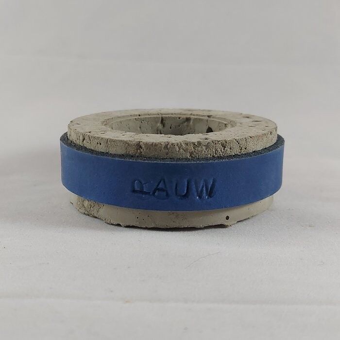 Raw Concrete Design Waxine/Candelitas Industriales - Azul