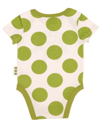 Body manches courtes 100 % coton - imprimé pois - 12-18 mois 2