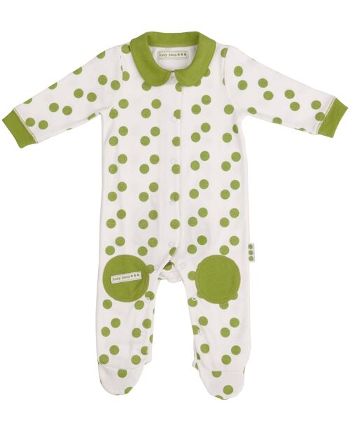 Pure Cotton All in One – Pea Print - 12-18-mths