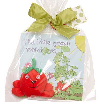 Tom Tomato Soft Toy & The Little Green Tomatoes Storybook