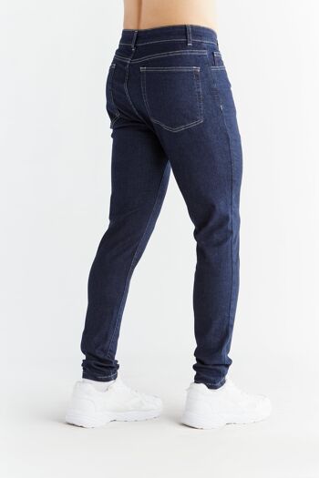 Coupe skinny pour hommes, bleu ardoise foncé 3