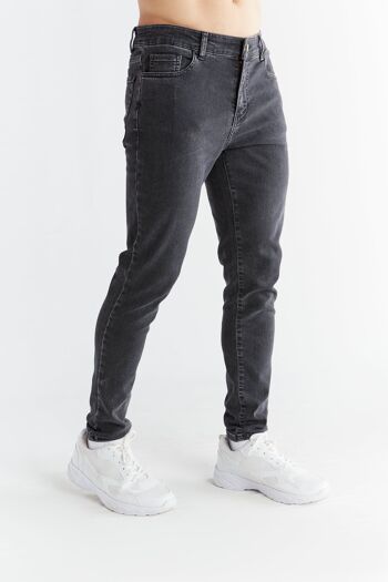 Coupe skinny (hommes), gris carbone 2